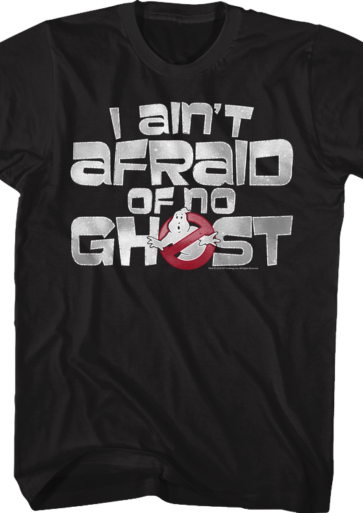 Ghostbusters I Ain't Afraid Of No Ghost T-Shirt - main product image