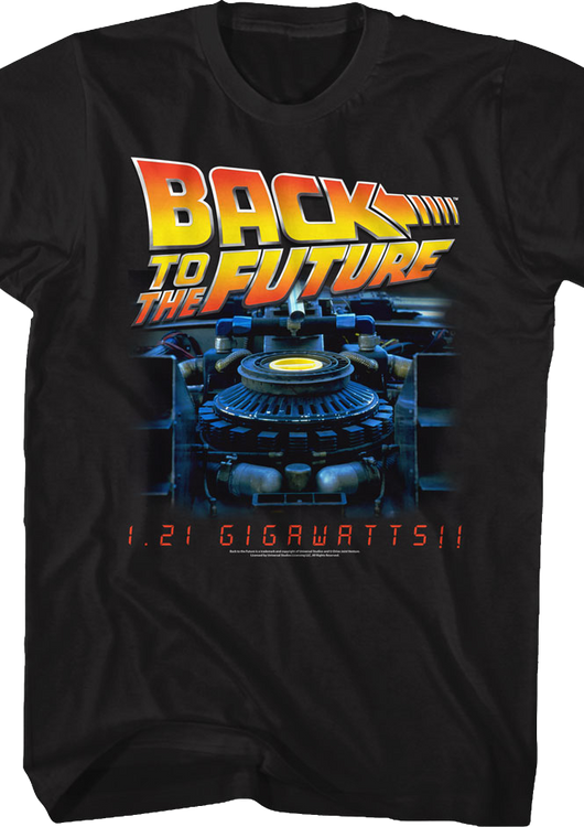 Gigawatts Back To The Future T-Shirt - main product image