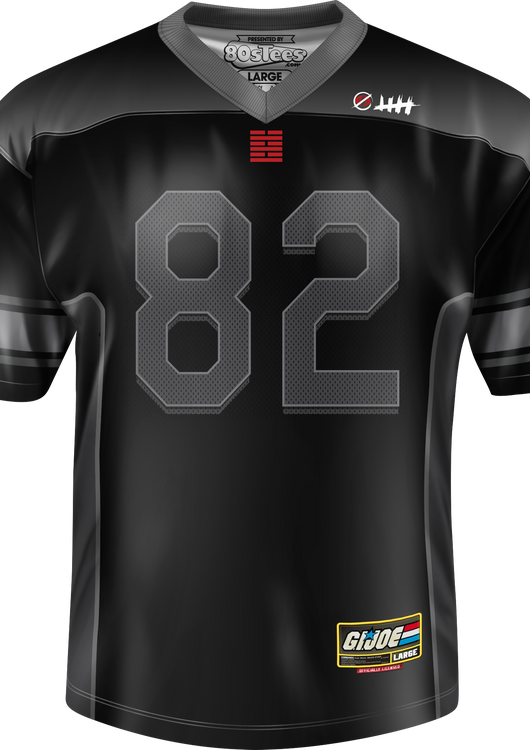 Snake Eyes GI Joe Football Jersey - main product image
