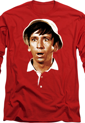 Gilligan's Head Gilligan's Island Long Sleeve Shirt