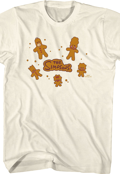 Gingerbread Cookies Simpsons T-Shirt