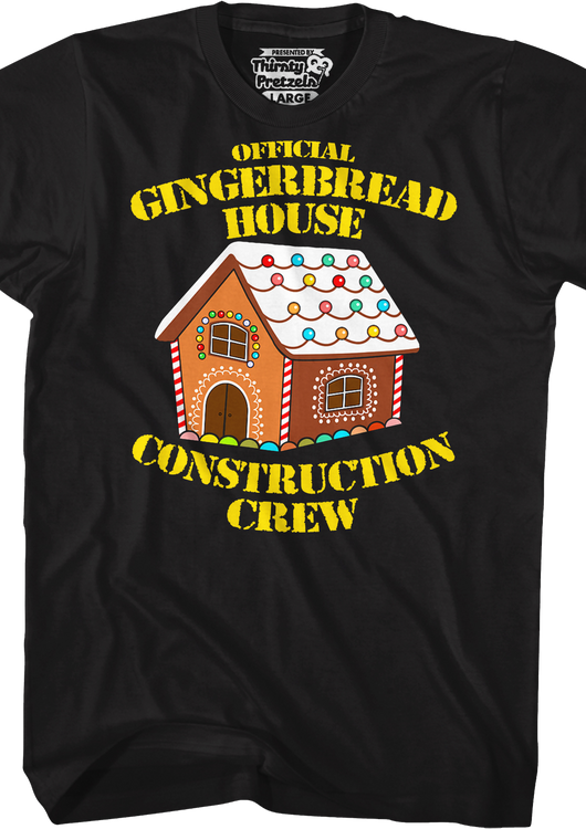Gingerbread House Construction Crew T-Shirt - main product image