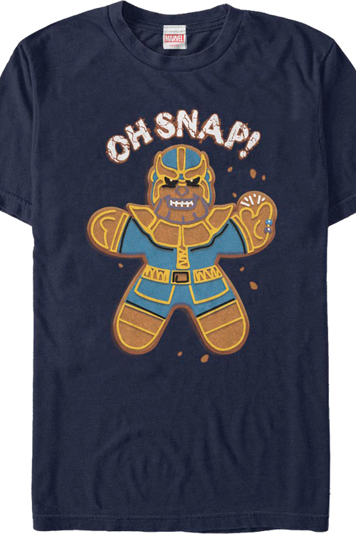Gingerbread Thanos Oh Snap Marvel Comics T-Shirtmain product image
