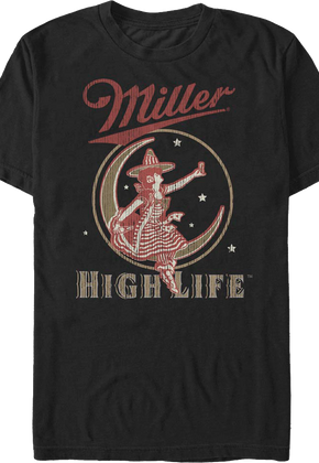 Girl In The Moon Miller High Life T-Shirt