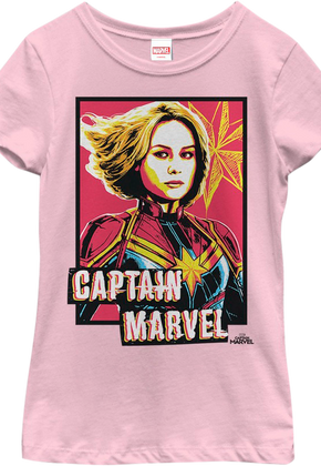 Girls Captain Marvel Shirt