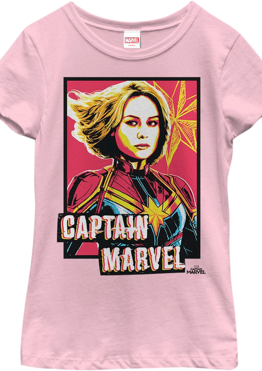 Girls Captain Marvel Shirt - main product image