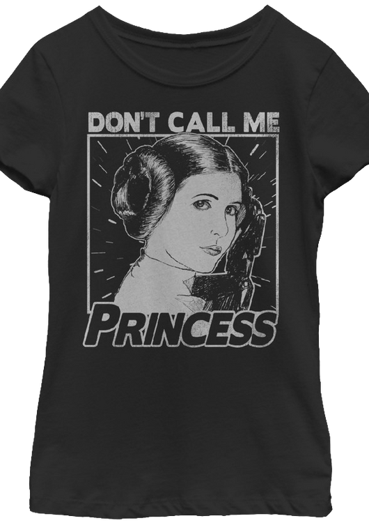 Girls Don't Call Me Princess Star Wars Shirt - main product image