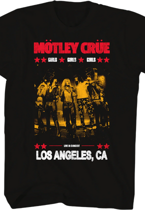 Girls Girls Girls Los Angeles Motley Crue T-Shirt