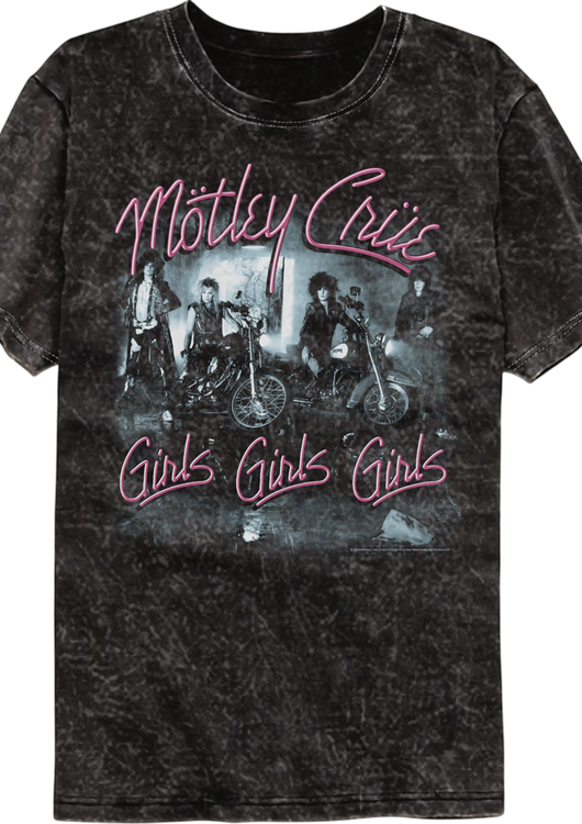 Girls Girls Girls Motley Crue Mineral Wash T-Shirt - main product image