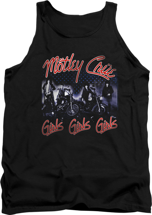 Girls Girls Girls Motley Crue Tank Top - main product image