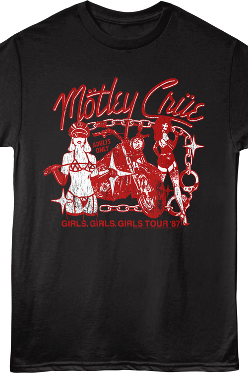 Girls Girls Girls Tour '87 Motley Crue T-Shirtmain product image