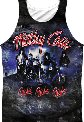 Girls Girls Girls World Tour '87 Motley Crue Tank Top