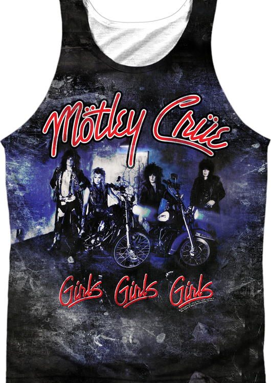 Girls Girls Girls World Tour '87 Motley Crue Tank Top - main product image