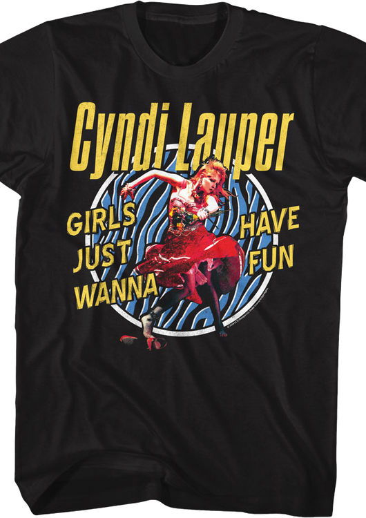 Girls Just Wanna Have Fun Cyndi Lauper T-Shirt - main product image