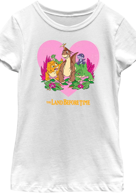 Girls Youth Best Friends Land Before Time Shirt - main product image