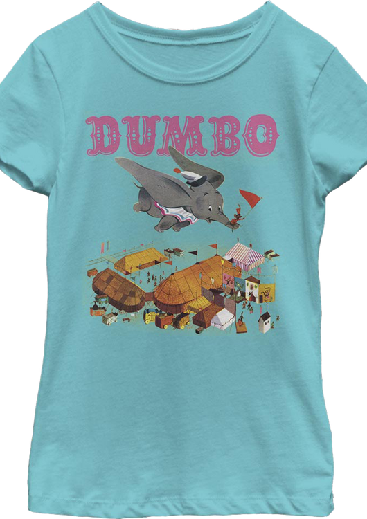 Girls Youth Dumbo Poster Disney Shirt - main product image