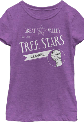Girls Youth Great Valley Tree Stars Land Before Time Shirt