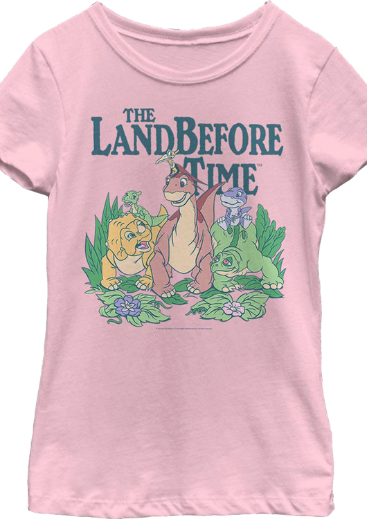 Girls Youth Group Picture Land Before Time Shirt - main product image