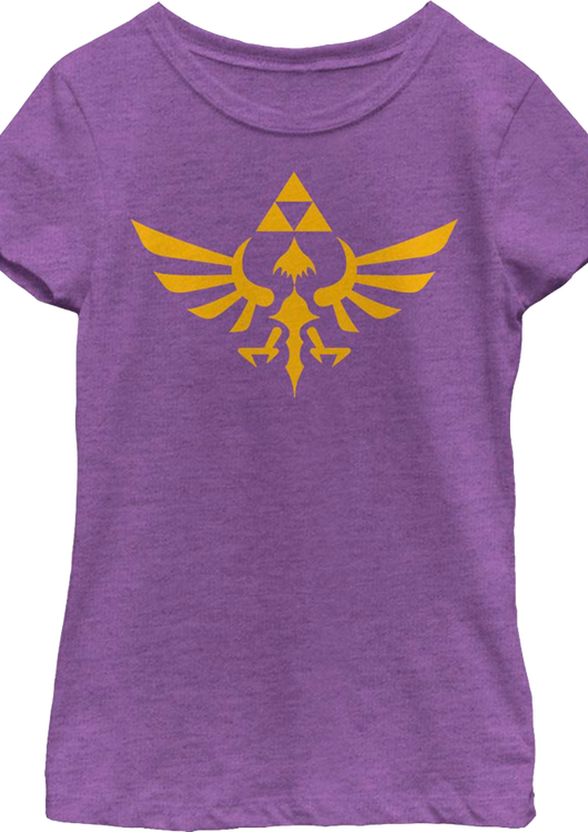 Girls Youth Legend of Zelda Tri-Force Nintendo Shirt - main product image