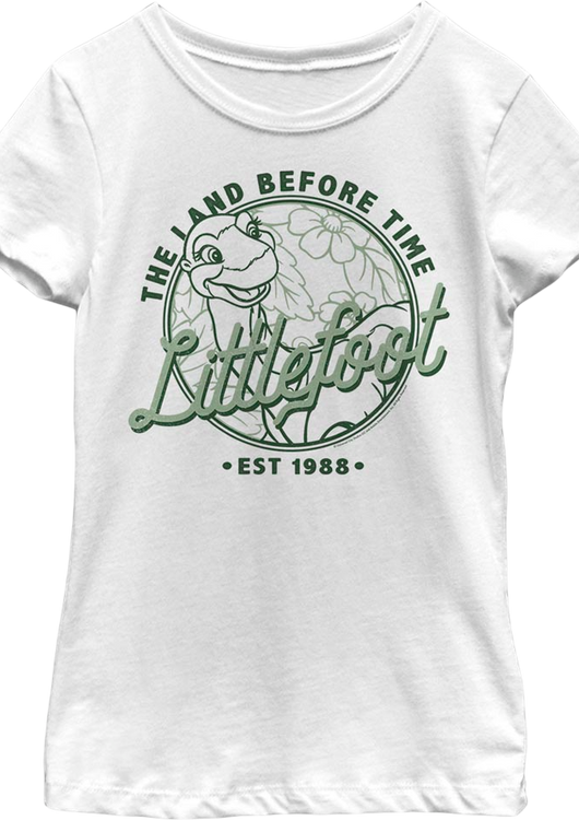 Girls Youth Littlefoot Est. 1988 Land Before Time Shirt - main product image