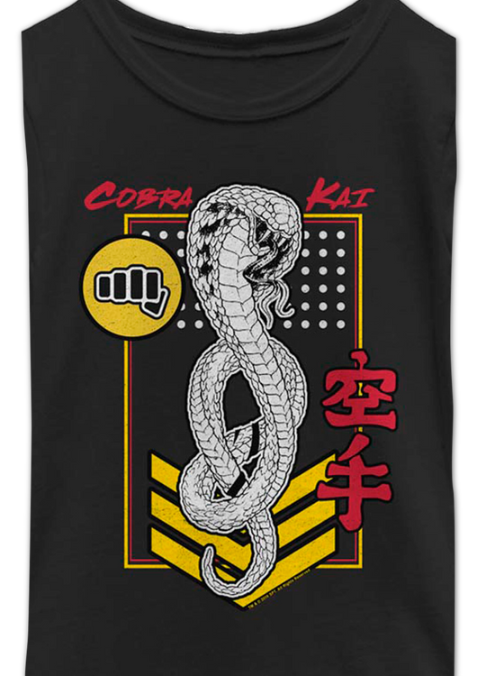 Girls Youth Patch Cobra Kai Shirt - main product image