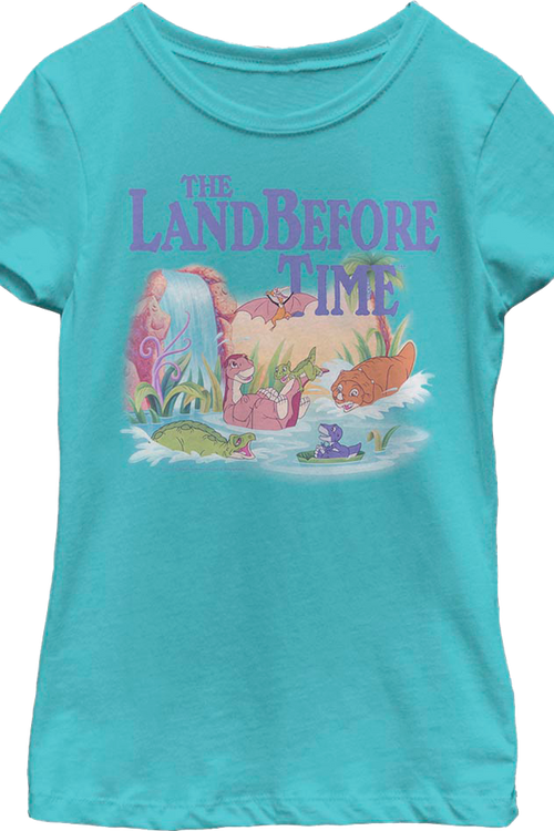 Girls Youth Prehistoric Splash Land Before Time Shirtmain product image
