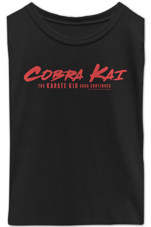 Girls Youth Saga Continues Cobra Kai Shirtmain product image
