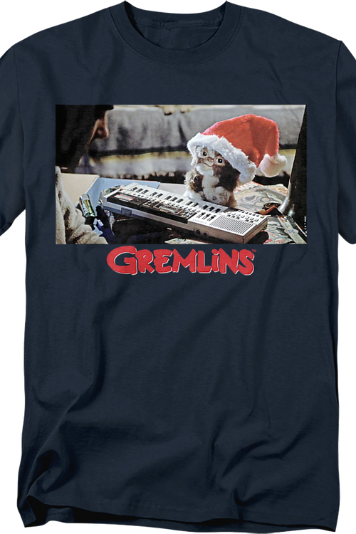 Gizmo Christmas Keyboard Gremlins T-Shirtmain product image