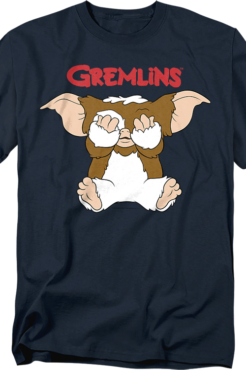 Gizmo Covering Eyes Gremlins T-Shirtmain product image