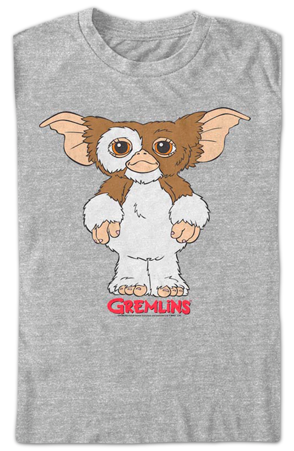 Camiseta Gremlins Popcorn Time - Edición Limitada 100 Años Warner Bros - Con Stripe Y Gizmo, Talla única, Azul