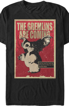 Gizmo Poster Gremlins T-Shirt