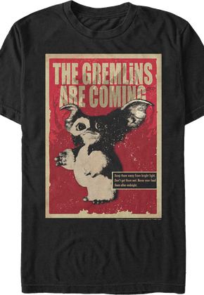 Gizmo Poster Gremlins T-Shirt