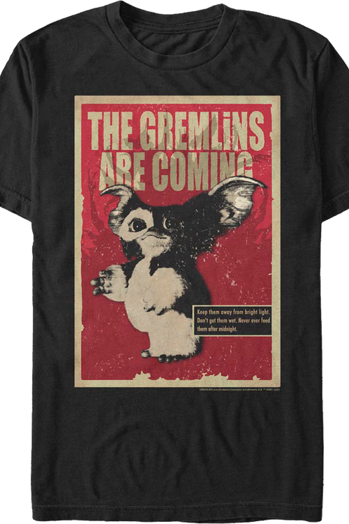 Gizmo Poster Gremlins T-Shirtmain product image