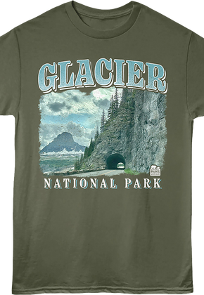 Mountain Pass Glacier National Park T-Shirt