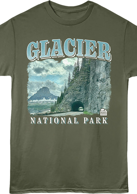 Mountain Pass Glacier National Park T-Shirt - main product image