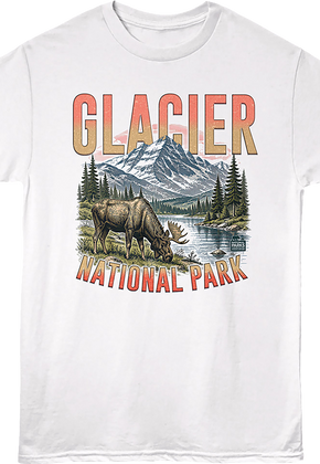 Moose Photo Glacier National Park T-Shirt