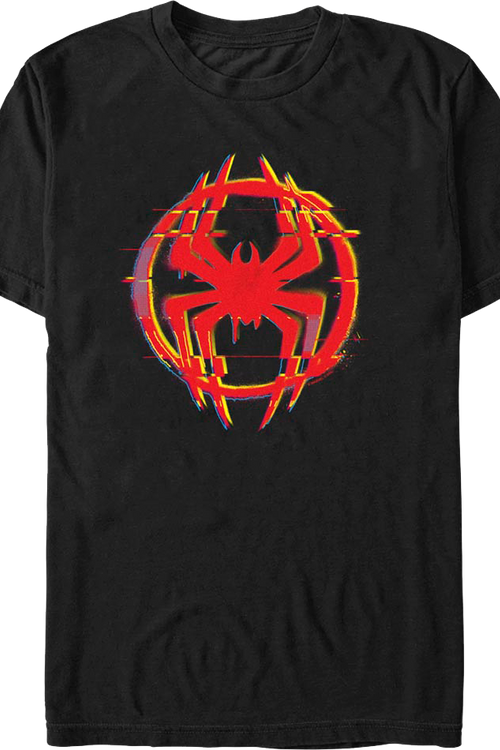 Glitching Logo Spider-Man T-Shirtmain product image