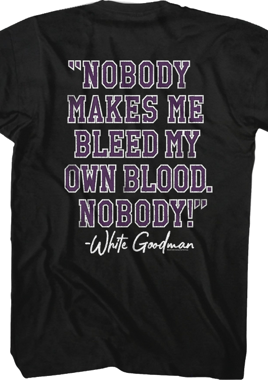 Globo Gym Nobody Makes Me Bleed My Own Blood Dodgeball Shirt - main product image