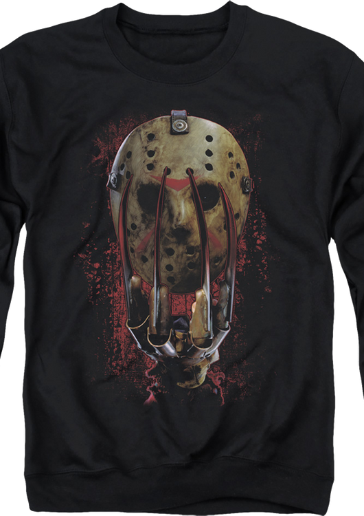 Glove And Mask Freddy vs. Jason Sweatshirt - main product image