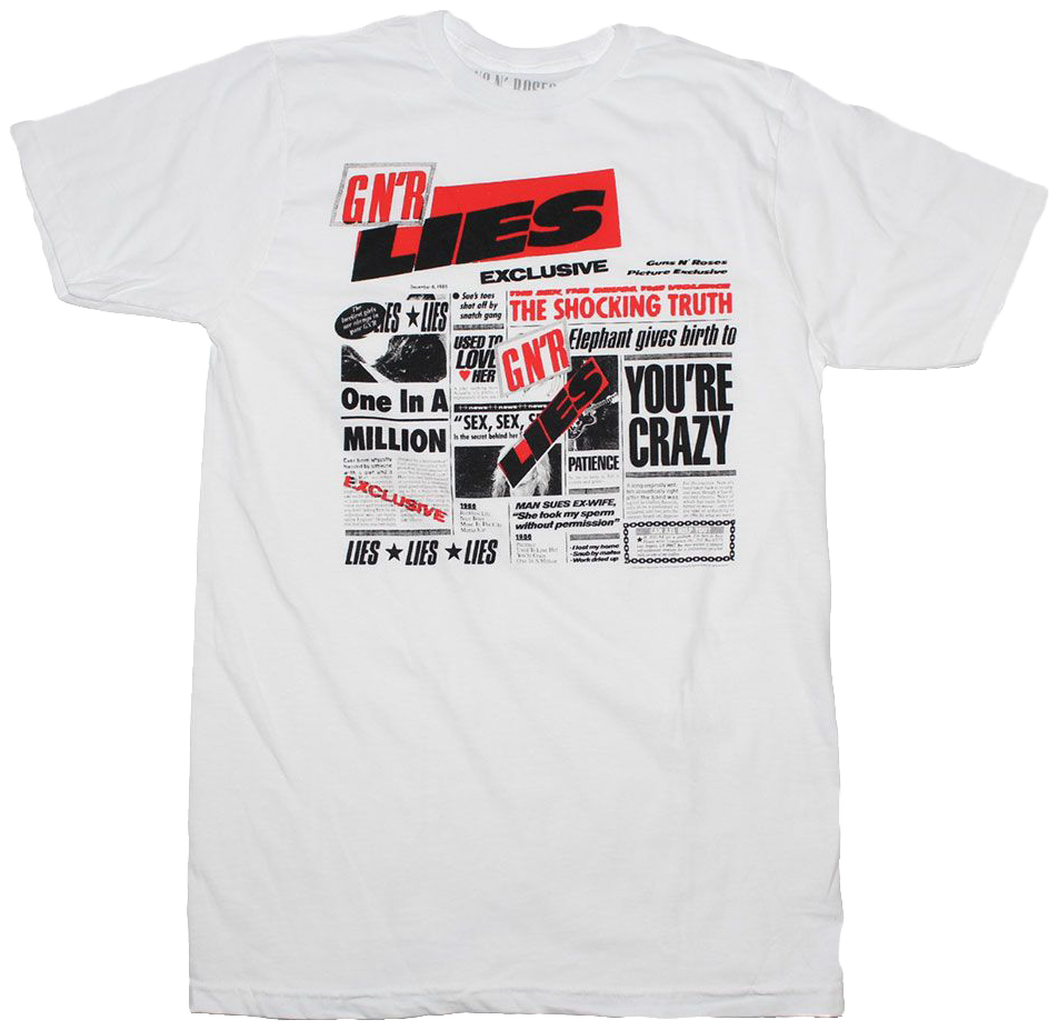 GN'R Lies Guns N' Roses T-Shirt