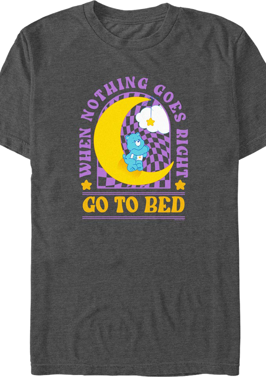 Go To Bed Care Bears T-Shirt - main product image