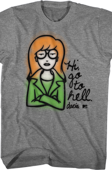 Go To Hell Daria T-Shirt