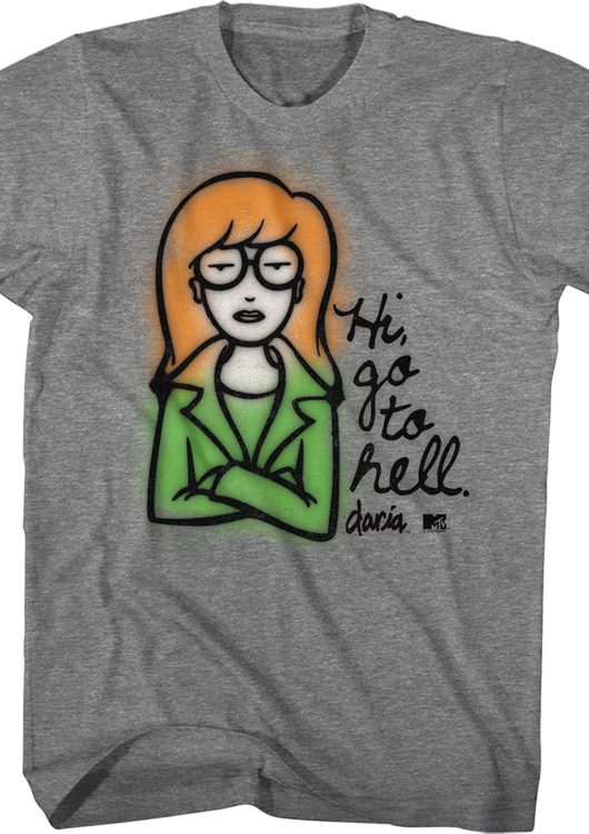 Go To Hell Daria T-Shirt - main product image