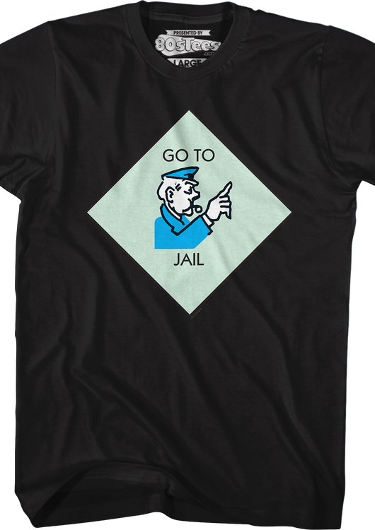 Go To Jail Monopoly T-Shirt - main product image