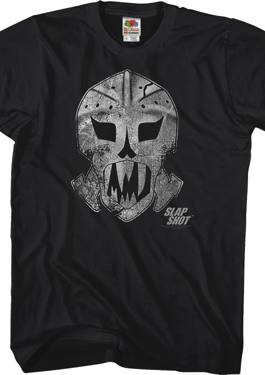 Goalie Mask Slap Shot T-Shirt - main product image