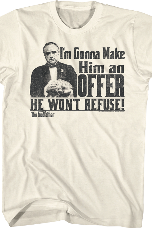 Godfather An Offer He Can't Refuse T-Shirtmain product image