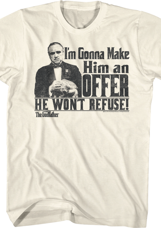 Godfather An Offer He Can't Refuse T-Shirt - main product image