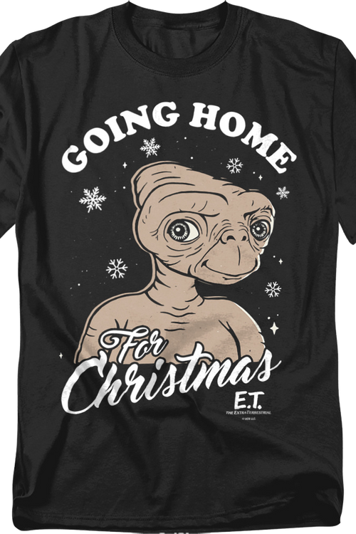 Going Home For Christmas E.T. T-Shirtmain product image
