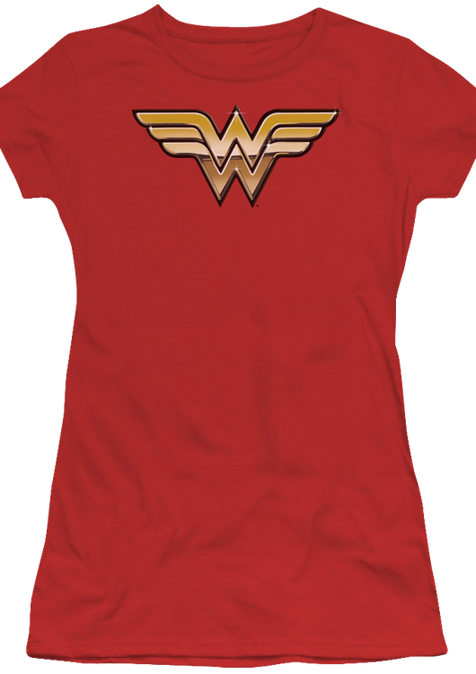 Ladies Golden Logo Wonder Woman T-Shirt - main product image