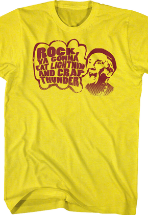 Gonna Eat Lightning and Crap Thunder Rocky T-Shirt